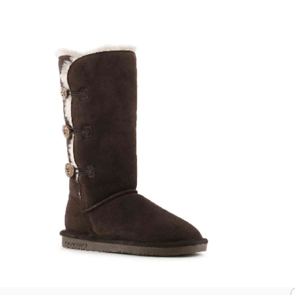 Lightweight Button Winter Boots